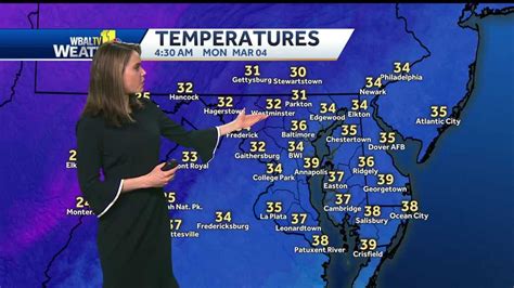 Freezing temps Monday morning, highs in low to mid 60s through week